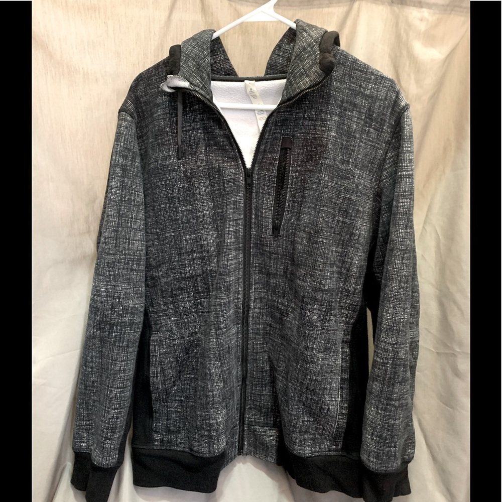 Large grey heavy weight Lululemon men’s hoodie